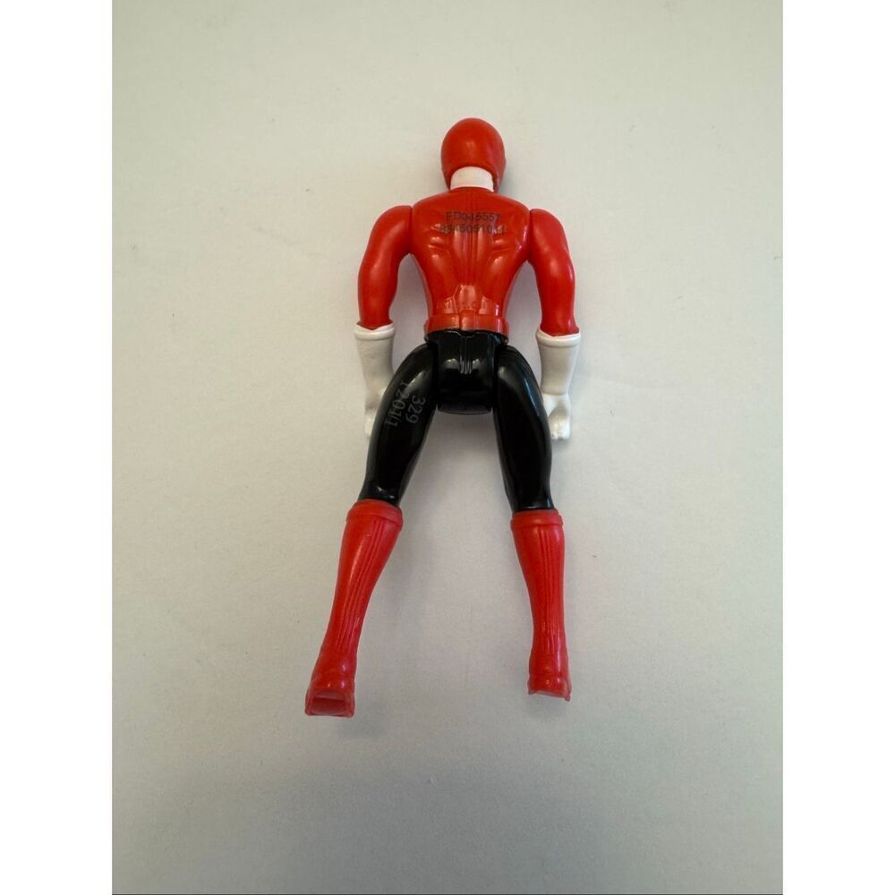 Red Samurai Power Ranger Action Figure 4-1/2" Tall - Picture 3 of 4